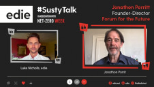 edie's content director Luke Nicholls spoke with Forum for the Future's founder-director Jonathon Porritt over Microsoft Teams